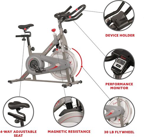 Sunny Health & Fitness Synergy Series Magnetic Indoor Cycling Exercise Bike in Saudi Arabia