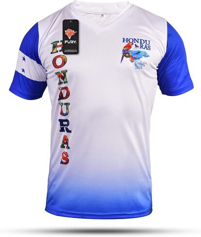 قميص كرة القدم Fury Camiseta de futbol de Honduras - قميص كرة قدم هندوراس - قميص كرة قدم هندوراس للرجال/الرجال/النساء/للجنسين (M) in Kuwait