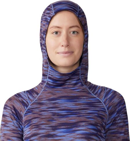 Mountain Hardwear Women's Crater Lake Active Hoody, Berry Vivid Frequency Print, Small in Saudi Arabia
