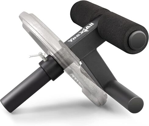 Yes4All Tib Bar - Professional Tibialis Trainer - Get Stronger Calves, Shins And Ankles With Long Bar For More Plates And Ripping Lower Leg Muscles. Fit 2" Weight Plates - All Shoe Sizes For Men/Women in Saudi Arabia