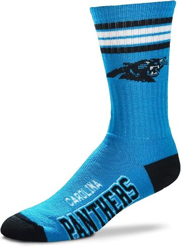 FBF - NFL 4 Stripe Deuce Adult Team Logo Crew Dress Socks Footwear for Men and Women Game Day Apparel in Saudi Arabia