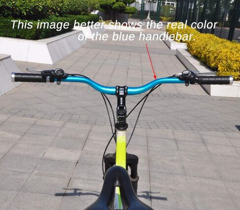 UPANBIKE Cycling 31.8mm Handlebar 700mm MTB Mountain Bike Bicycle Extra Long Handlebar Bike Riser Bar for Road Bike, BMX, Fixie Gear, Cycling in Saudi Arabia