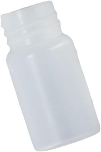 FEIYING 100pcs 10ml Plastic Travel Empty Small Mouth Graduated Lab Chemical Container Reagent Bottle, Sample Bottles Sealing Bottles Liquid Medicine Bottles with Caps in Saudi Arabia