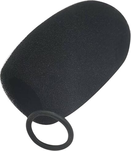 Microphone Windscreen Aviation Headset Boom Mic Covers Wind Shields with Fix Rings for Tactical headphones（5Pack） in Saudi Arabia