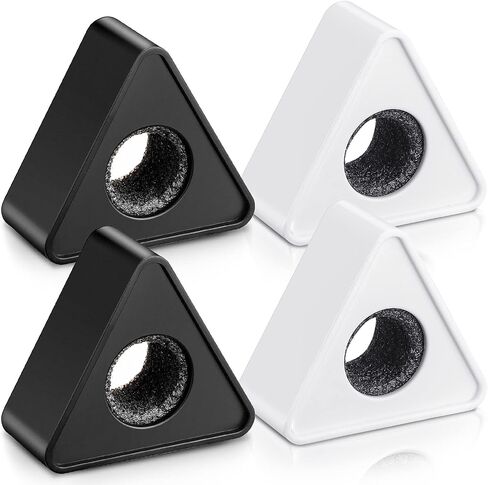 Facmogu 2024 New Microphone Flag Station, Portable Cube Hexagon Mic Flags, ABS Foam Microphone Logo Flag Station, Custom Mic Flag Microphone Accessories for Interview KTV Reporter Host (Black & White) in Saudi Arabia