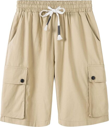 XinYangNi المرأة السراويل البضائع مرونة الخصر الرباط القطن فضفاضة تناسب عارضة خفيفة الوزن في الهواء الطلق متعددة جيب حك السراويل in Kuwait