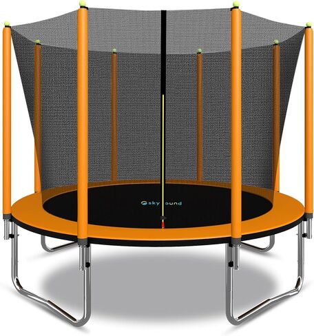 SkyBound 10FT 12FT 14FT 15FT 16FT Trampoline with Enclosure Net, Large Trampoline for Kids and Adults - ASTM Approved - Heavy Duty Recreational Trampolines - Outdoor Trampoline for Kids - Outdoor Fun in Saudi Arabia