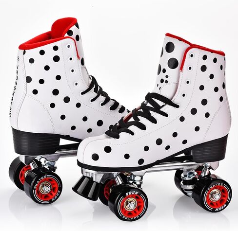 Roller Skates for Women and Girls, High-top Double Row-Classic Roller Skates for Men and Ladies, Professional Indoor/Outdoor Adult Roller Skates with Aluminum Bracket in Saudi Arabia