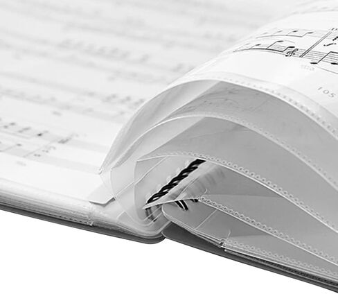 ITODA 9" X 12" Sheet Music Folder 60 Pages Sheet Music Binder Spiral Notebook Binder Organizer Guitar Piano Choir Music Binder,Lay Flat in Saudi Arabia