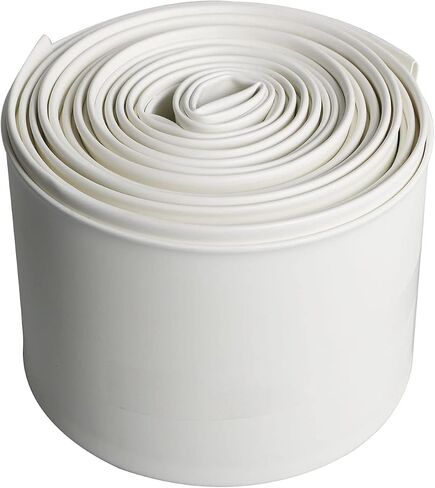 40mm ID White Heat Shrink Tubing Shrinkable Tube 5M(16.4Ft) 1pcs in Saudi Arabia