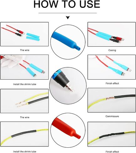 40mm ID White Heat Shrink Tubing Shrinkable Tube 5M(16.4Ft) 1pcs in Saudi Arabia