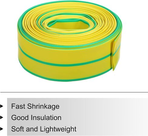 MECCANIXITY 40mm Dia 33ft Heat Shrink Tubing 2:1 Electric Insulation Wire Shrink Wrap Tubing for Industrial Electrical Cable Wire in Saudi Arabia