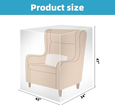 2 Pcs Plastic Chair Covers Protectors,Waterproof Plastic Recliner Cover Anti Cat Dog Scratching,Heavy Duty Plastic furniture covers for Moving (2pcs) in Saudi Arabia