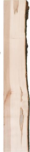 Live Edge Rustic Maple Shelf, 4 Feet Long, 1.5"" Varying 5-8 Inches Wide, Adds Character to Any Room, 47001 in Saudi Arabia