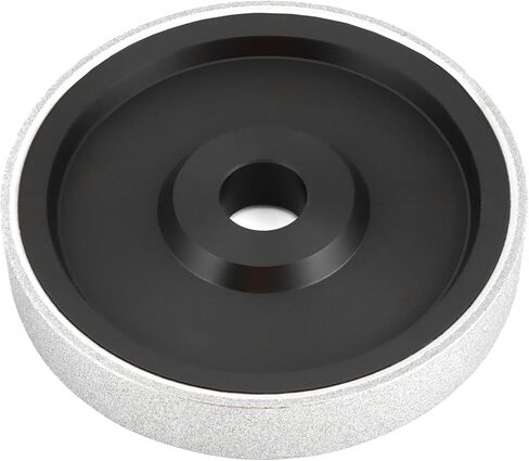 QWORK Diamond Jewelry Grinding Wheel, 240 Grit Diamond Grinding Wheel, Dia 6" x 1" Wide 1" Arbor Hole, for Metal Stone Marble Granite Glass Ceramics Grinding and Processing in Saudi Arabia