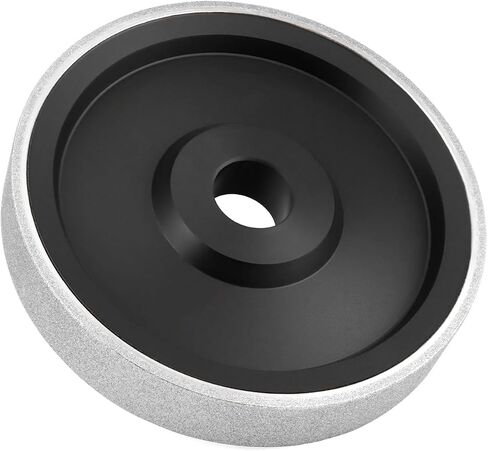 QWORK Diamond Jewelry Grinding Wheel, 240 Grit Diamond Grinding Wheel, Dia 6" x 1" Wide 1" Arbor Hole, for Metal Stone Marble Granite Glass Ceramics Grinding and Processing in Saudi Arabia