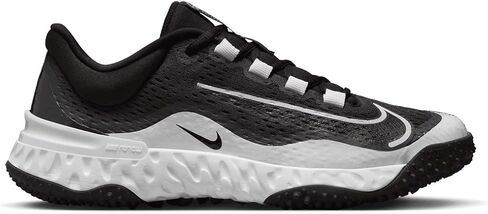 Nike Women's Alpha Huarache Elite 4 Fastpitch Turf Shoes Black | White Size Medium in Saudi Arabia