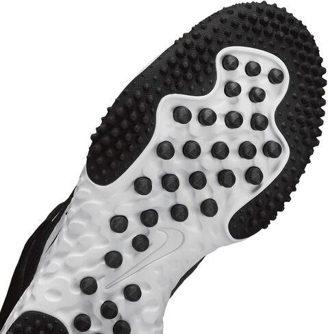 Nike Women's Alpha Huarache Elite 4 Fastpitch Turf Shoes Black | White Size Medium in Saudi Arabia