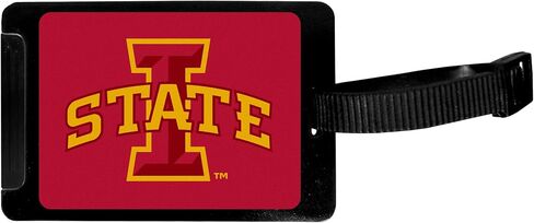 Siskiyou NCAA Iowa State Cyclones Luggage Tag Black, 3.25" in Saudi Arabia