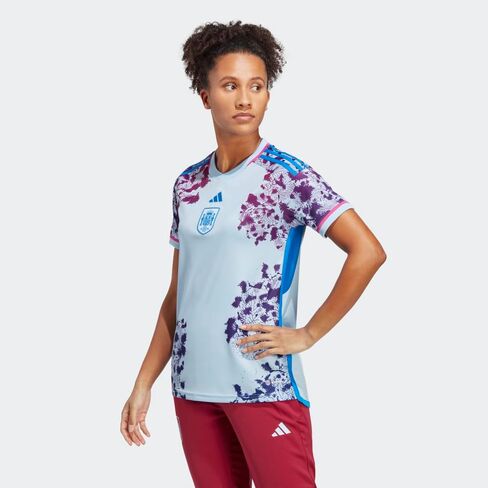 adidas Spain Women's Away Jersey World Cup 2023 (US, Alpha, Small, Regular, Regular) in Saudi Arabia