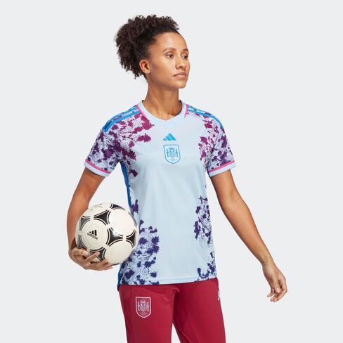 adidas Spain Women's Away Jersey World Cup 2023 (US, Alpha, Small, Regular, Regular) in Saudi Arabia
