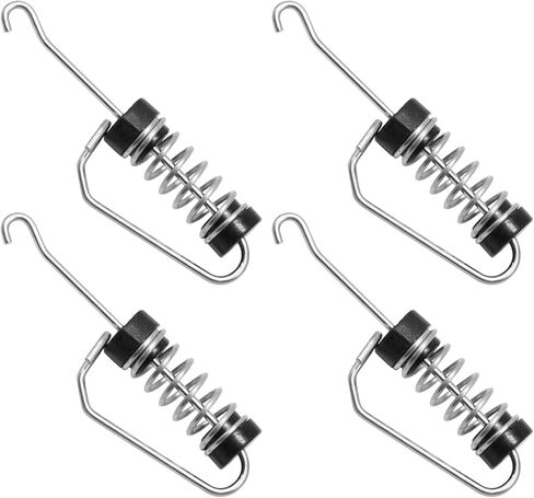Flag Clips for Flagpole, Fishing Flag Clips Boat Flag Stainless Steel Marine Boat Flag Clips for Halyards Outrigger Lines Antennas Stern Lights Flagpole Rope in Saudi Arabia