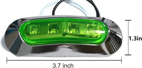 10pcs LED Boat Interior Marine Light,12V Green Waterproof Boat Strip Deck Navigation Light Cabin Courtesy Decorative Lighting for Night Fishing in Saudi Arabia