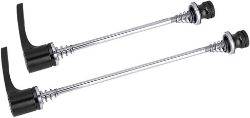 زوج واحد، سيخ المحور 157 مم 197 مم 190 مم عجلة دراجة سريعة الإصدار لدراجة الطريق MTB أسود (أسود) in Kuwait