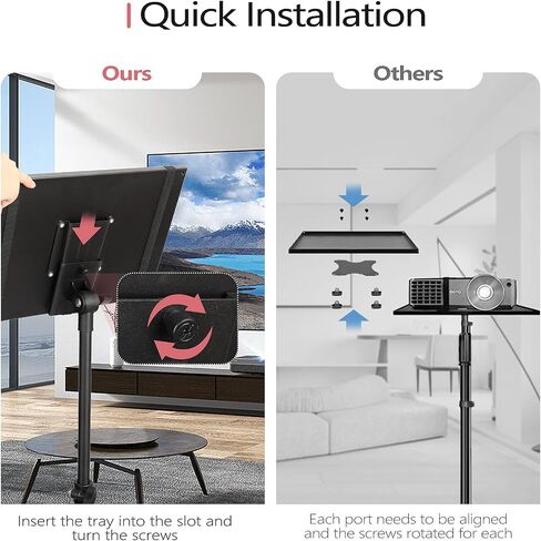 Universal Laptop and Projector Tripod Stand and Lectern Podium Stand with Elastic Belts & Fixed Sponge pads to Protect Device,Portable Music Stand DJ Racks From 23.6" to 45.3" for Office Home in Saudi Arabia