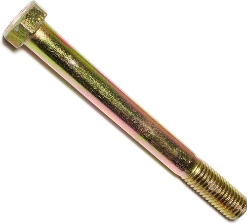 014973254728 Grade 8 Coarse Hex Cap Screws, 5/8-11 x 6, Piece-9 , yellow in Saudi Arabia