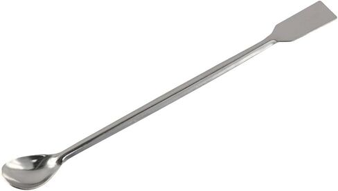 Stainless Steel Lab Spatula,7.9in Laboratory Sampling Spoon,Stainless Steel Double Ended Lab Scoop Spoon with Flat Square/Spoon Ends in Saudi Arabia