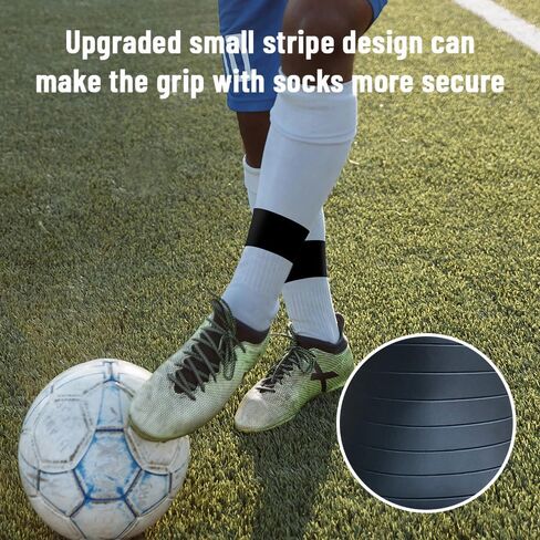 Shin Guard Straps, Lymor Silicone Soccer Leg Bands for Adults Kids, Non-Slip Elastic for Gym, Athletics in Saudi Arabia