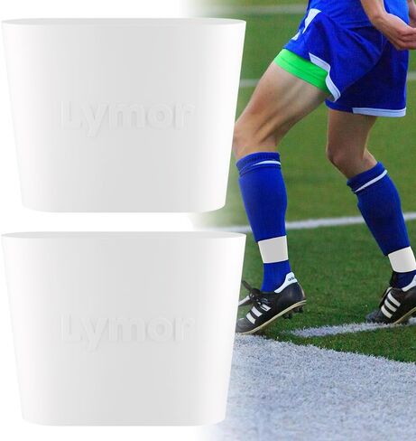Shin Guard Straps, Lymor Silicone Soccer Leg Bands for Adults Kids, Non-Slip Elastic for Gym, Athletics in Saudi Arabia