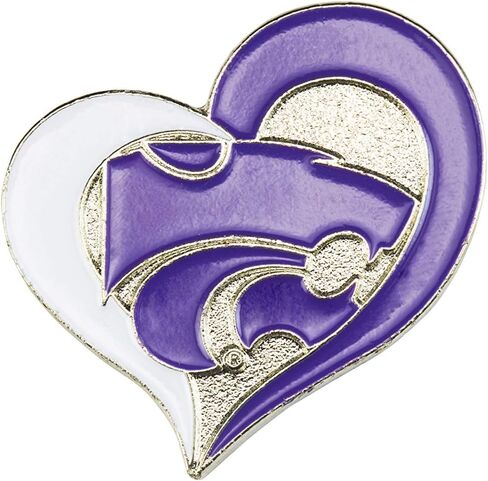 aminco NCAA unisex-adult Swirl Heart Pin in Saudi Arabia