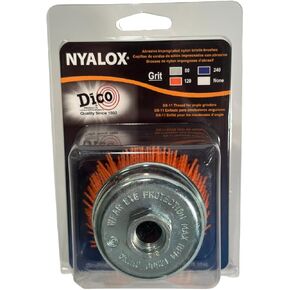 Dico Products 541-721-358 3" Diameter Power Brush, Orange