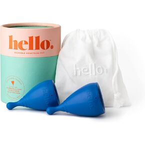 Hello. High Cervix Double Box - XS/SM Bright Blue, 1 ea