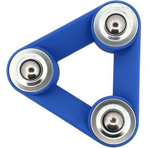Bowling Ball Cup Stand with Ball Bearing Spinner Holder DH (display holder) Multi Colors Yellow, Blue, Green, Black, Grey (Blue)