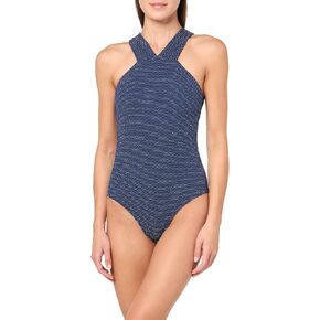 Shoshanna Women's Standard Swim High Neck One Piece