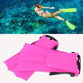 Fins for Swimming Kids, Lightweight Swimming Fins Polyethylene Swimming Training Fins Snorkeling Short Flippers for Swimming Adult Children Water Sports Diving Equipment(Swimming Fins)