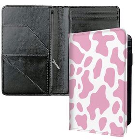 Server Books for Waitress, with 7 Large Pockets, Waiter Serving Book, Waitstaff Server Order Pads, Cute PU Leather Server Book with Pen Holder Fit Server Apron, Spaceman
