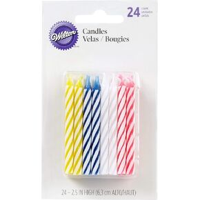 Wilton Birthday Candle, 2 5 inch, Colorful