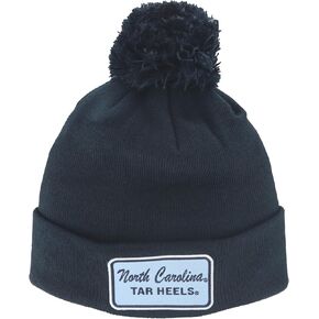 ZHATS NCAA Officially Licensed Pom Beanie Patch Brick Secondary Color