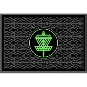 Disc Golf Towel - Highly Absorbent Quick Dry Microfiber with Grommet and Clip for Disc Golf Bags and Carts. 15x23in. Mando DG Design