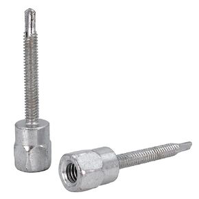 CONFAST® 3/8" Threaded Rod Anchor for Steel, Vertical, 1/4" x 2" (Box of 25)