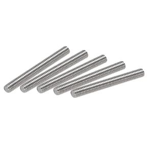 uxcell 50Pcs M4 x 30mm Fully Threaded Rod 304 Stainless Steel Right Hand Threads,M4-0.7 Thread Pitch