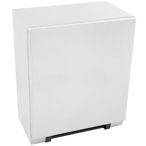 BOBRICK 2974 Stainless Steel Automatic Universal Surface-Mounted Roll Paper Towel Dispenser with Intuitive LED Light, Satin Finish, 9-1/16" Length, 15-1/2" Height, 12-5/8" Width