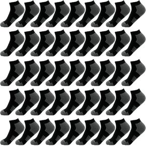 30 Pairs Boys Socks Low Cut Ankle Socks Crew Socks Athletic Socks for Kids Breathable Cushion Sole Socks for Running Hiking