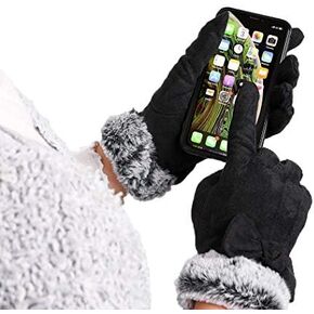 Formery Winter Gloves Touch Screen Gloves Cold Weather Windproof Warm Gloves for Driving Running Cycling Outdoor Work for Women