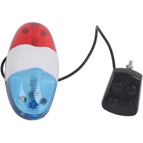 Siren for Bike,ycle Horn Bell Siren,Waterproof ycle Cycling Horn Bell 6 LED Light 4 Tunes ycle Bell 120dB
