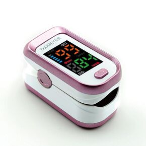 Pulse Oximeter Fingertip, Blood Oxygen Saturation Monitor Pulse Ox, Heart Rate and Fast SpO2 Reading Oxygen Meter with Large LED Screen, Lanyard Included(Sports & Aviation Use Only)
